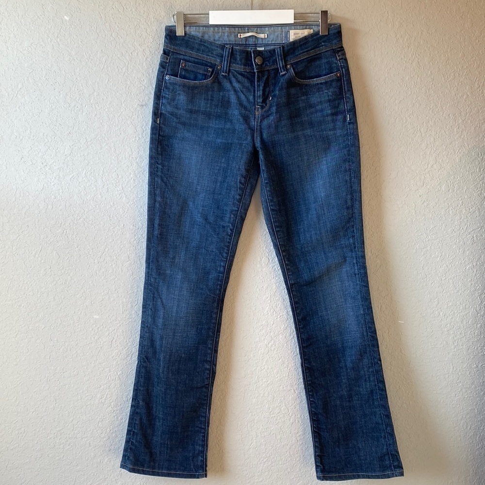 Gap Women's Mid Rise‎ Bootcut Jeans Size 2 Regular Dark Wash Western Cowgirl